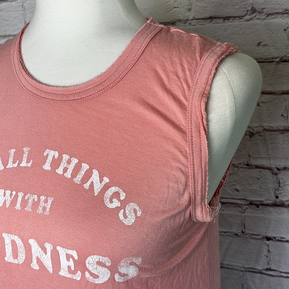 Grayson/Threads “Do All Things With Kindness” Sleeveless Top - Picture 2 of 6